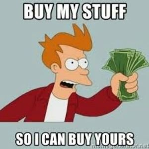 All my stuff gotta go!